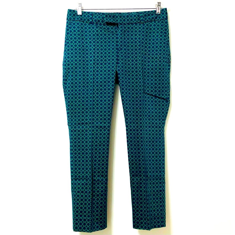 Banana Republic Capris NWT Navy/Green Size 6